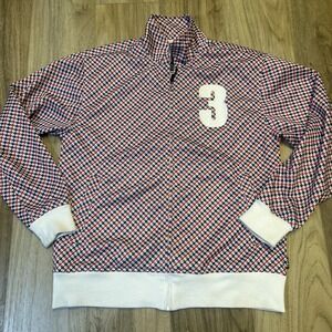 GREAT COR3 COR 3 Red/white/blue zip-up‎ sweatshirt / jacket - mens L Streetwear